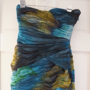 BCBG watercolor dress